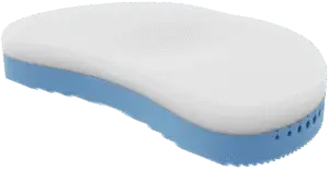 Ultra Soft Baby Foam Crescent Pillow